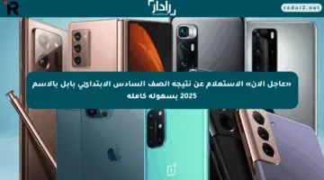 «عاجل الآن» الاستعلام عن نتيجة الصف السادس الابتدائي بابل بالاسم 2025 بسهولة كاملة